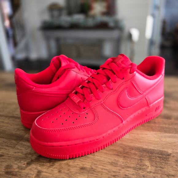 Nike Air Force 1 Low ’07 LV8 “Triple Red” Men’s Size 10.5 – New Without Box main image 4